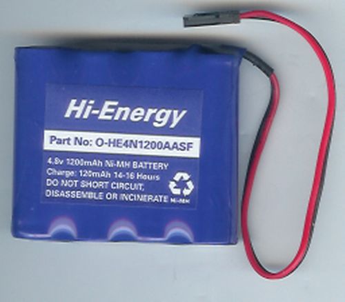 Battery pack 4.8v HE-4N1200AASF (Hi-Energy